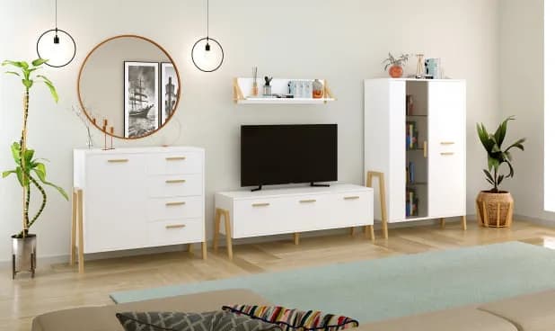 Co postawić na półce w salonie: 15 pięknych inspiracji dekoracyjnych