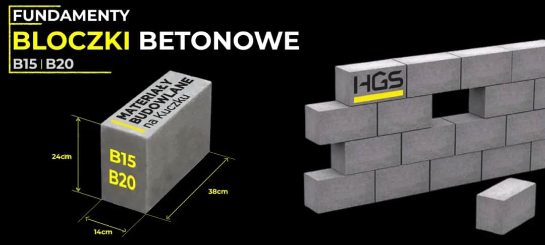 Jakie bloczki na fundament B15 czy B20 - co wybrać, aby zaoszczędzić?